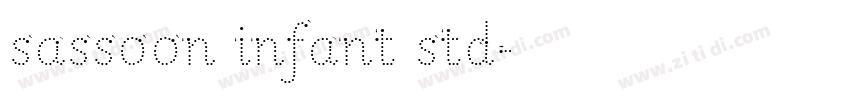 sassoon infant std字体转换 sassoon infant std字体转换